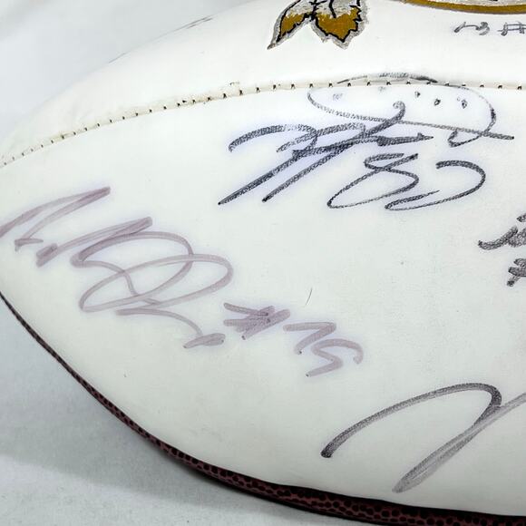 Washington Redskins Team-Signed 8 Autographed Football - Picture 8 of 12